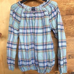 Ralph Lauren beautiful plaid long sleeved shirt